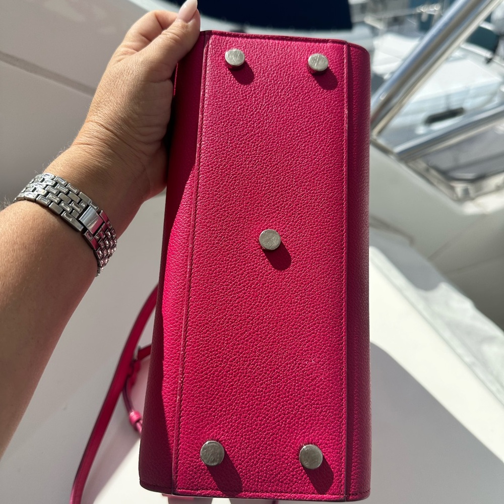 YSL nano sac du jour handbag in hot pink. - Picture 12 of 17